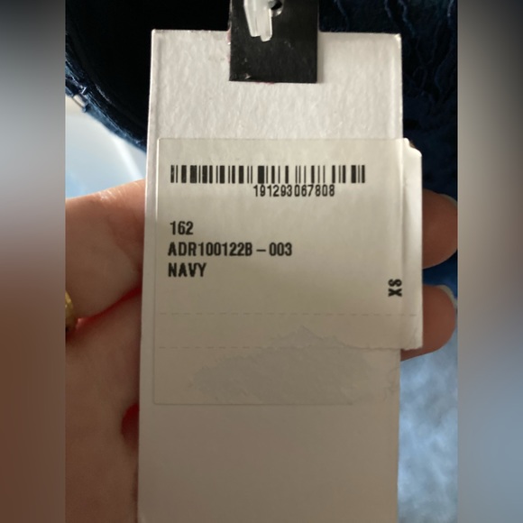 NWT ASTR the Label Navy Lace Dress - Picture 5 of 7